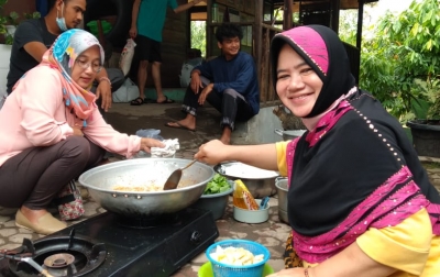 Sangkala Dirikan Dapur Umum untuk Korban Banjir