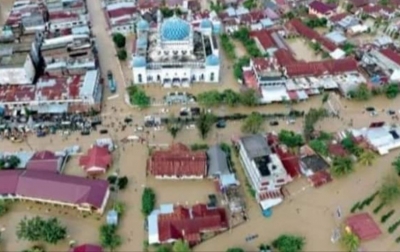 Imbas Banjir, PLN Padamkan 330 Gardu Listrik di Aceh Utara