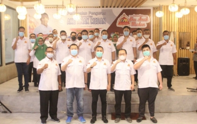 Pengurus Komunitas Aku Anak Medan Dikukuhkan