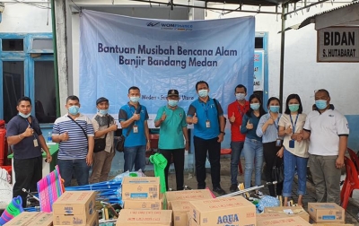 Bantuan Disalurkan ke Warga Medan Terdampak Banjir di 5 Posko