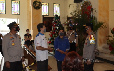 Pastikan Keamanan Natal, Kapolda Aceh Pantau Sejumlah Gereja