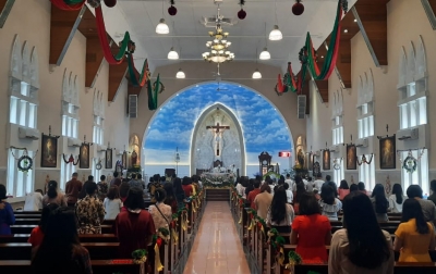 Misa Natal di Gereja Katedral Medan Diikuti 370 Jemaat