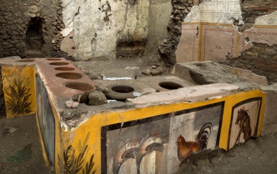 Arkeolog di Pompeo Temukan Toko Makanan Jalanan Kuno
