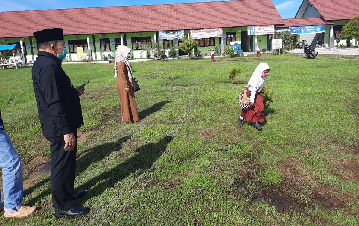 Usai Banjir, Wakil Wali Kota Langsa Tinjau Sekolah