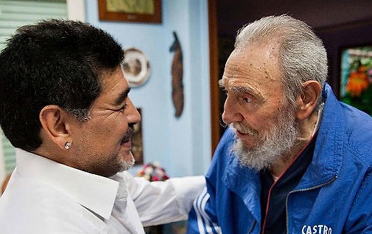 Fidel Castro Pernah Beri Rumah Pada Maradona