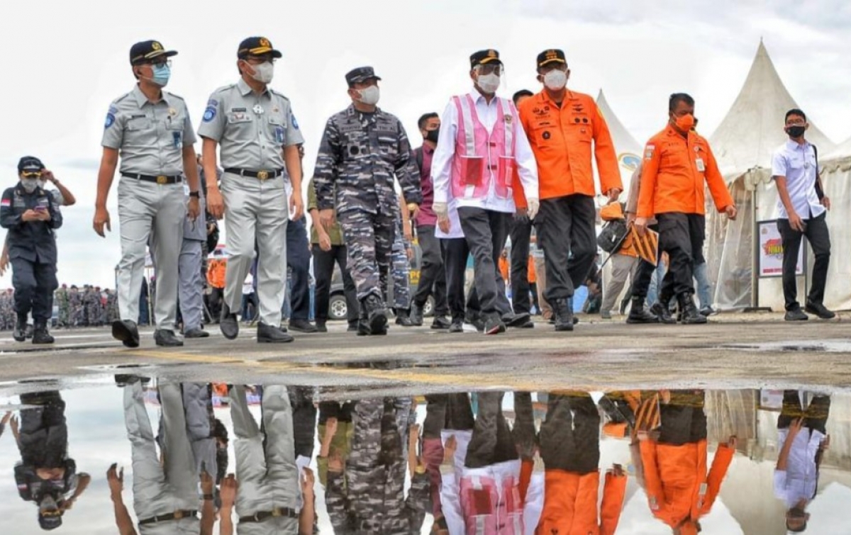 Menhub Tinjau Lokasi Jatuhnya Sriwijaya Air SJ 182