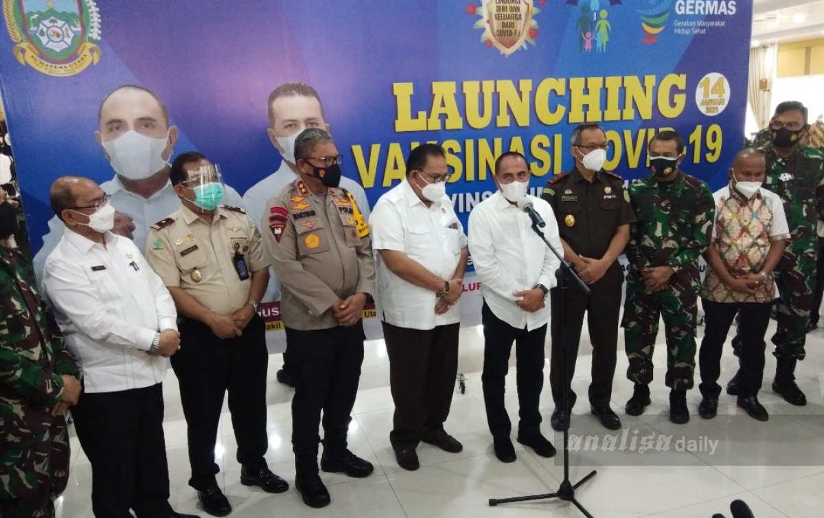 Vaksin yang Disuntikan Kepada Edy Rahmayadi Sama Dengan Masyarakat