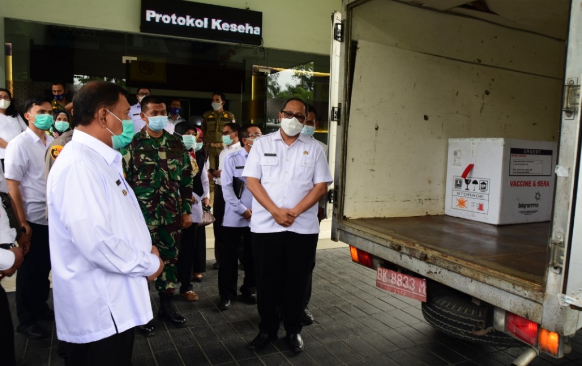9.760 Dosis Vaksin Covid-19 Tiba di Deli Serdang
