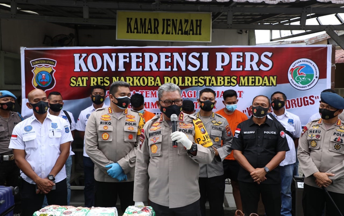 Satu dari Empat Kurir Sabu di Medan Ditembak Mati