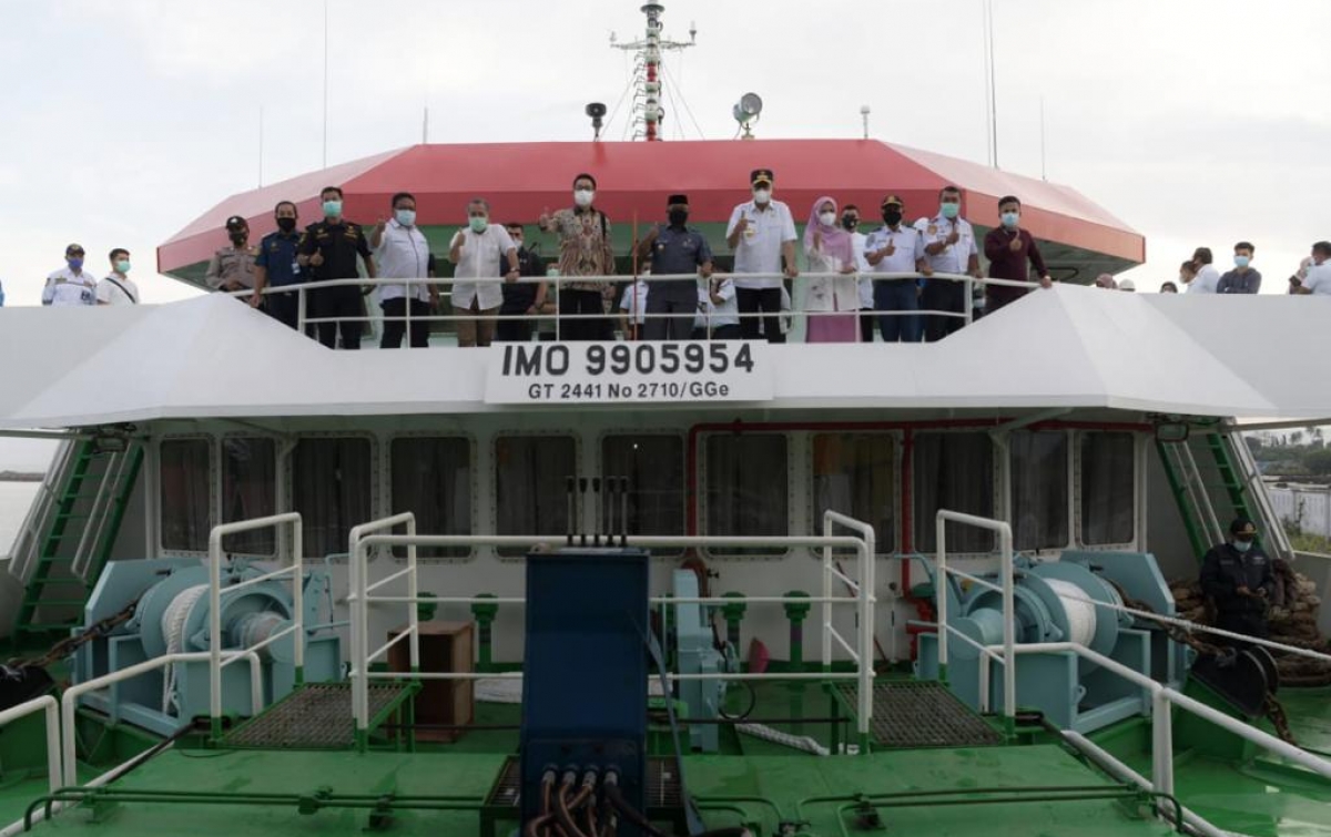 KMP Aceh Hebat 1 Tiba, Lengkapi Armada Laut