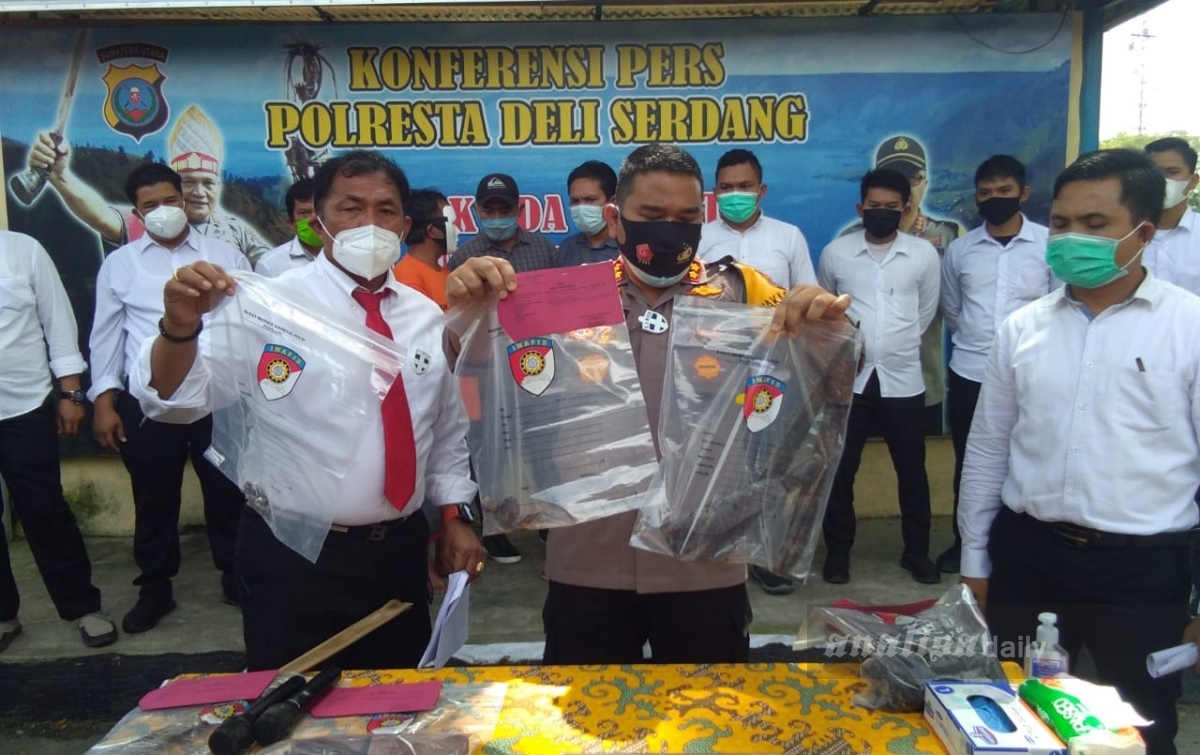 Sempat Buron, Pembunuh di Gunung Meriah Ditangkap Polresta Deliserdang