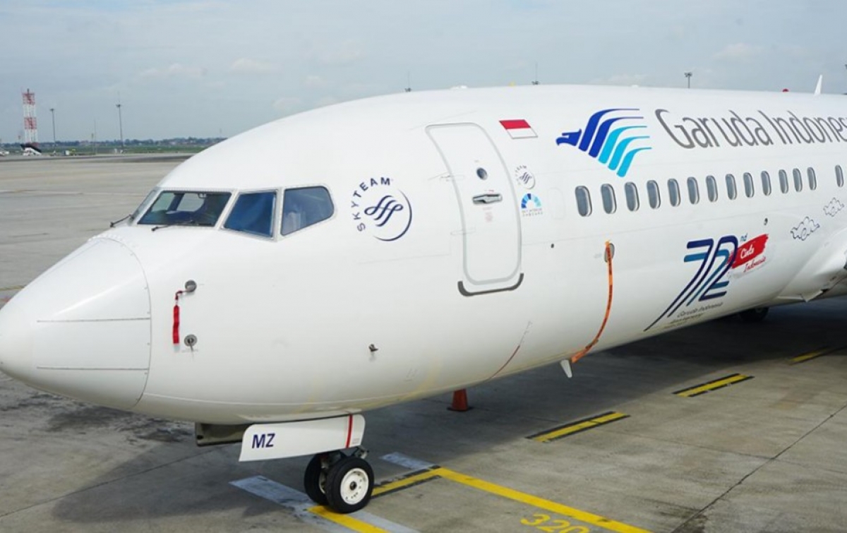 Garuda Indonesia Luncurkan Livery 'Cinta Indonesia'