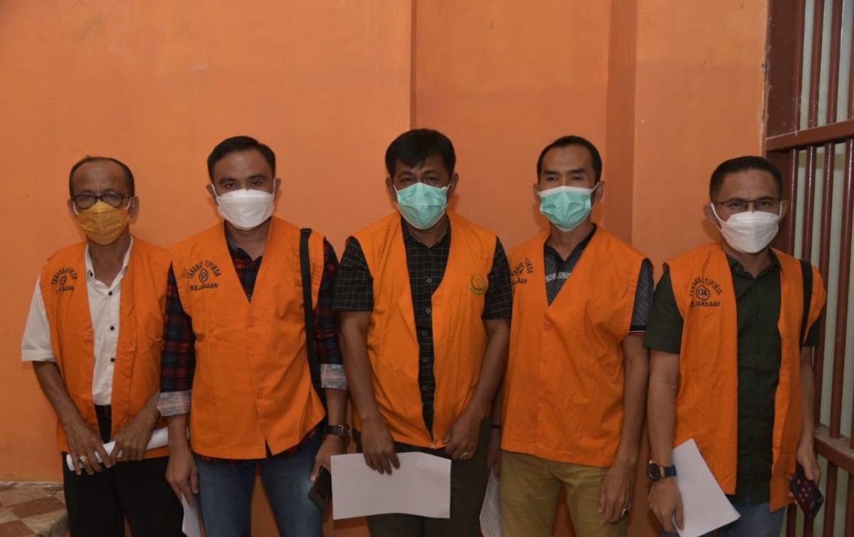 Berstatus Tersangka Korupsi Proyek Jalan, 5 Pejabat PUPR Simeulue Ditahan