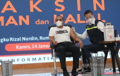 Foto: Vaksinasi Covid-19 di Sumut