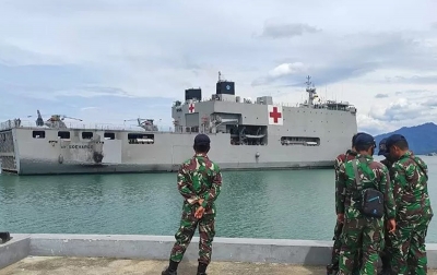 Rumah Sakit Terapung Siap Terima Pasien Gawat