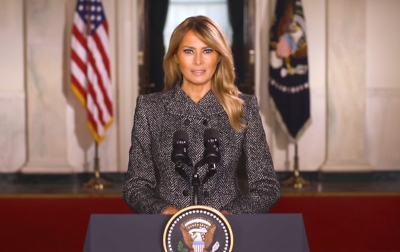 Pesan Perpisahan Melania: Kekerasan Tidak Pernah Jadi Jawaban