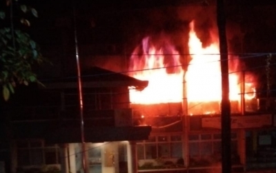Gedung PLN UPT Medan Terbakar