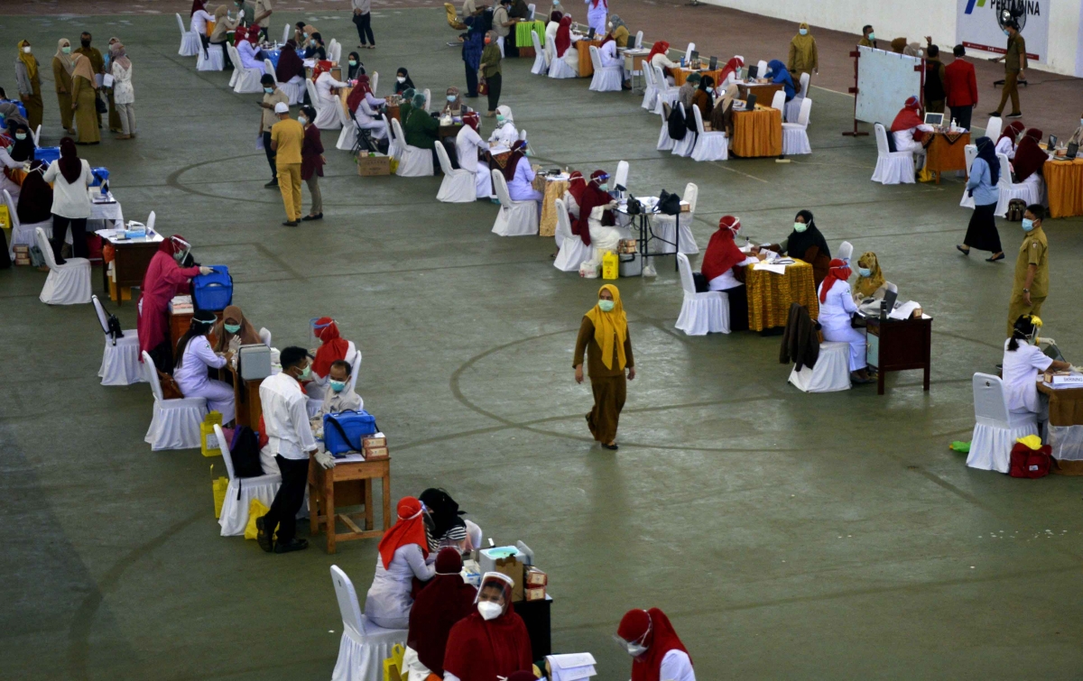 Vaksinasi Covid-19 Tenaga Kesehatan Bertambah 57.387, Total 539.532