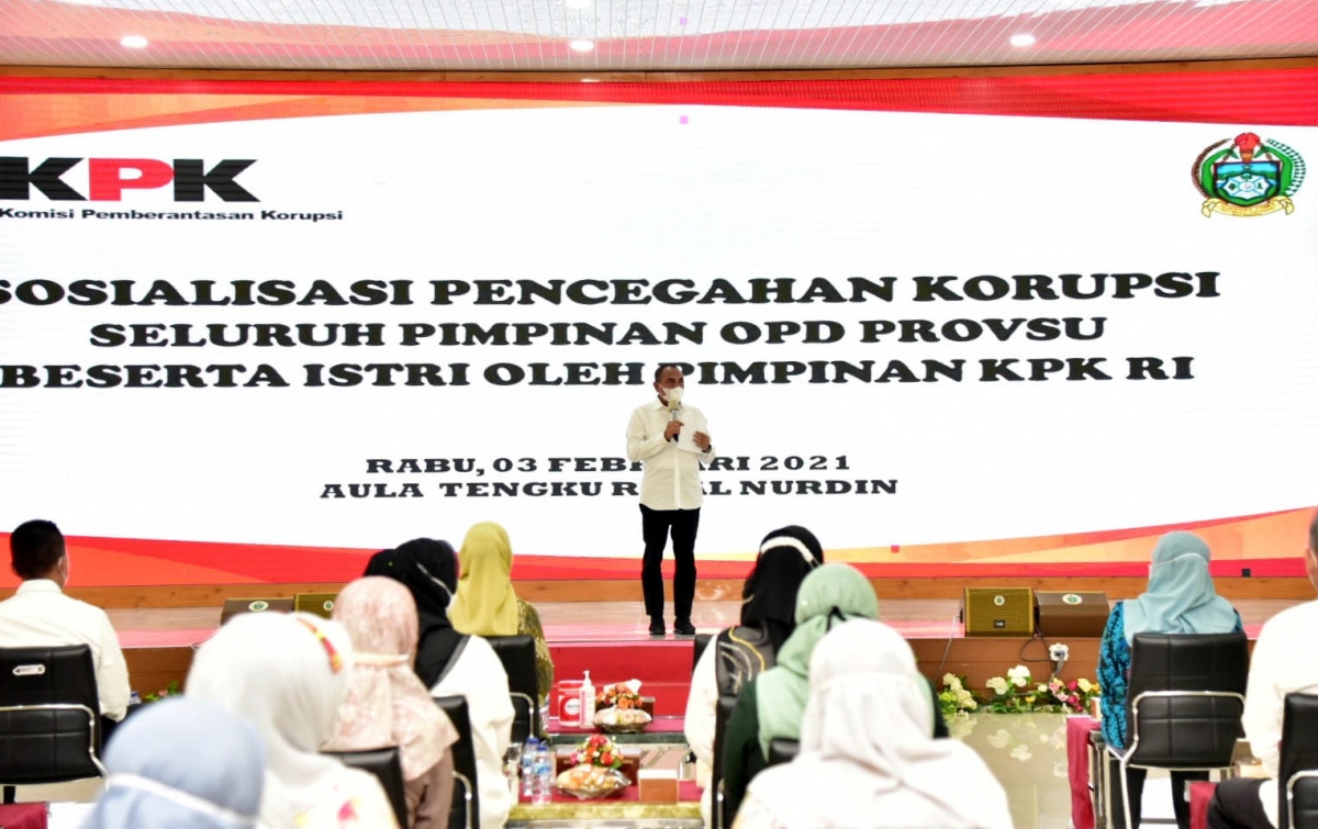 Gubsu Ingatkan Pimpinan OPD Jangan Perkaya Diri dan Rugikan Negara