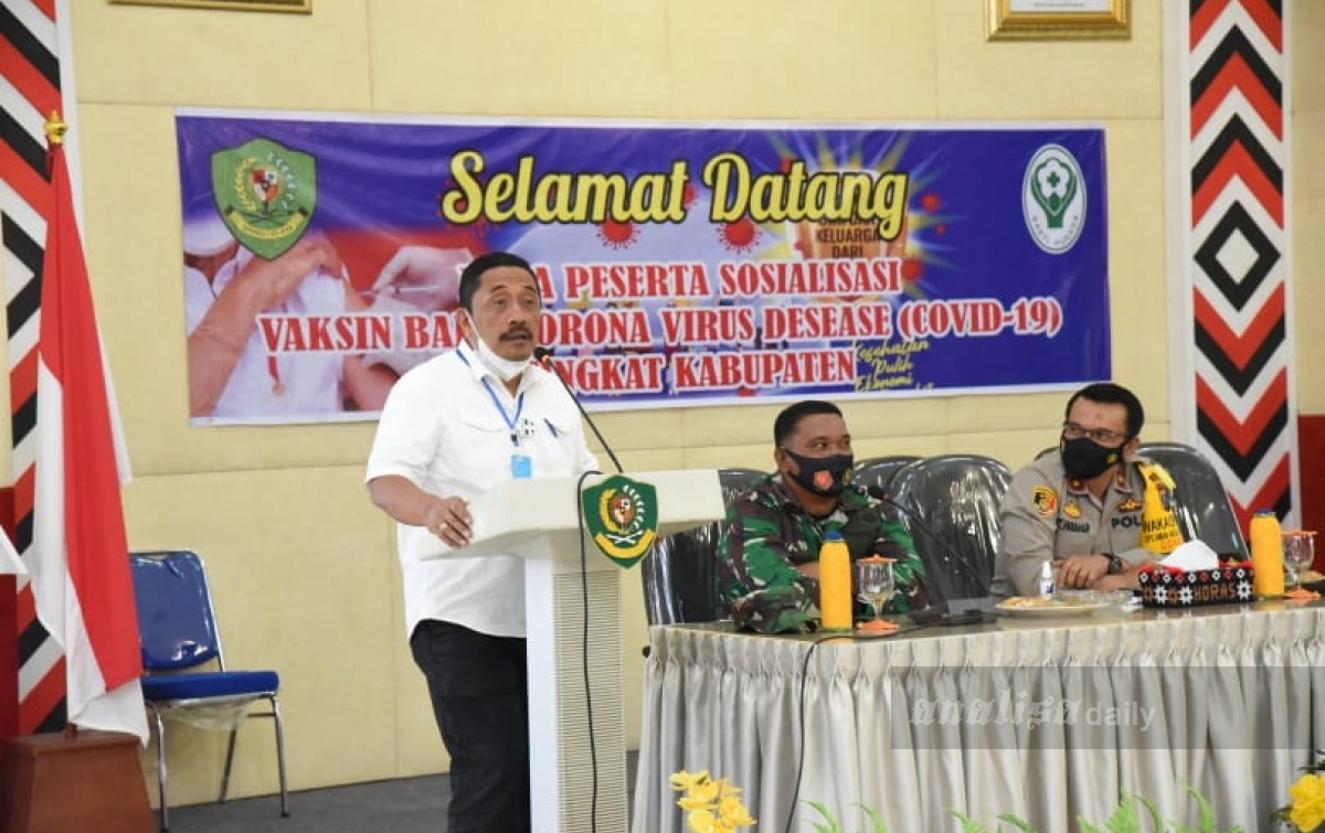Petugas Kesehatan Tapsel Segera Divaksinasi Covid-19