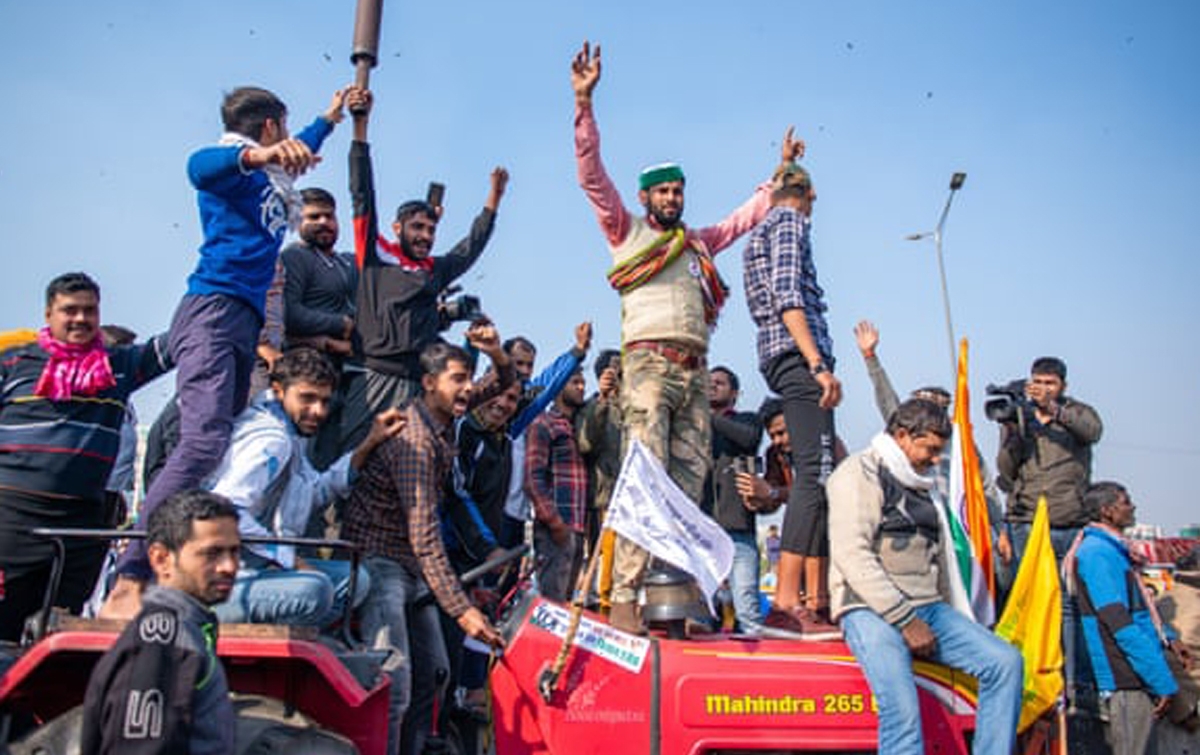 Ribuan Petani di India Blokade Jalan-jalan Utama