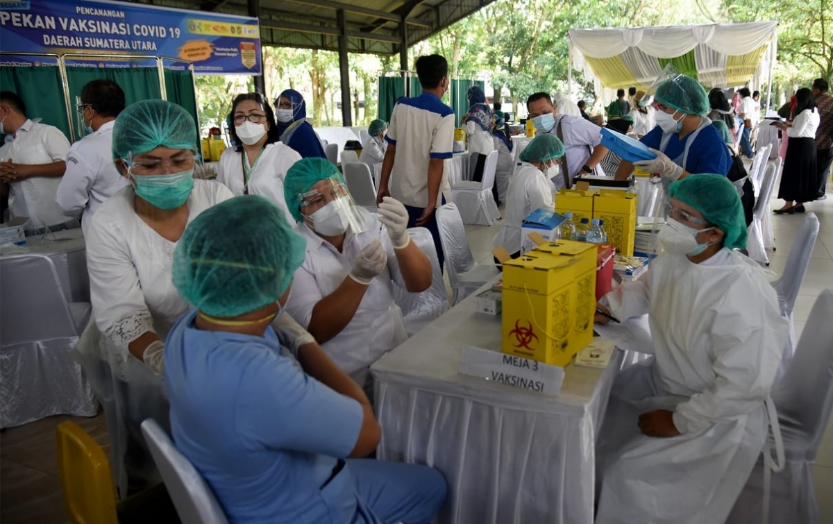1.224.091 Tenaga Kesehatan Sudah Divaksinasi Covid-19