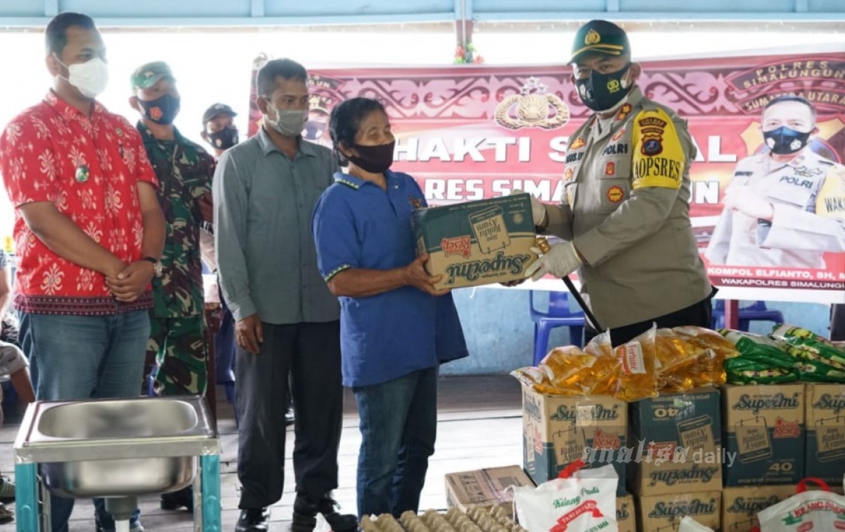 Kapolres Simalungun Kunjungi Kampung Tangguh