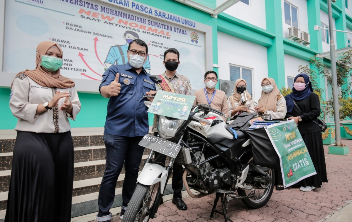 UMSU Launching Motor Relawan Perpustakaan