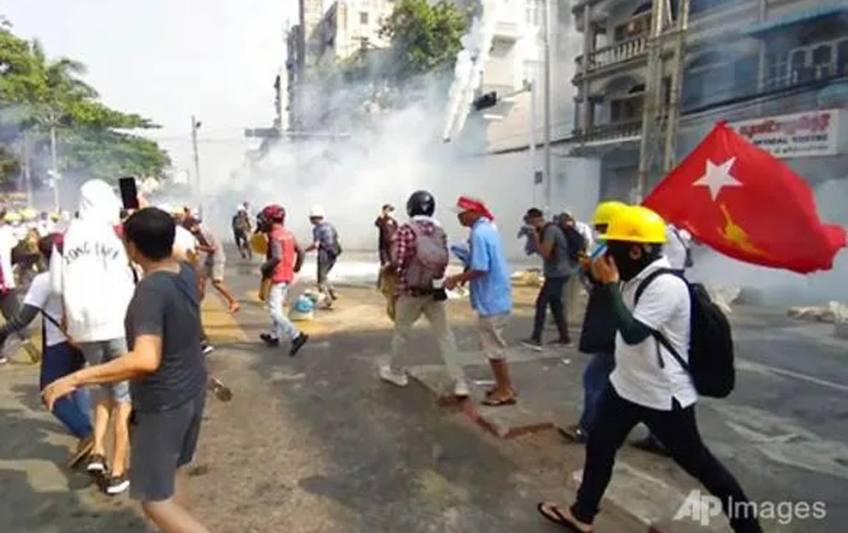 Dua Pengunjuk Rasa di Myanmar Tewas Tertembak