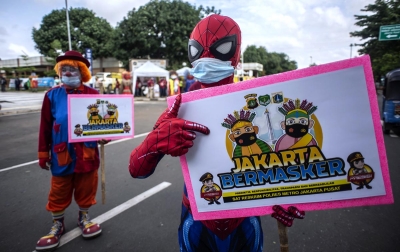 Foto: Program Jakarta Bermasker