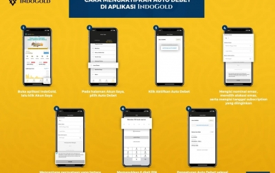 IndoGold Permudah Investasi Emas Melalui Fitur Auto Debet