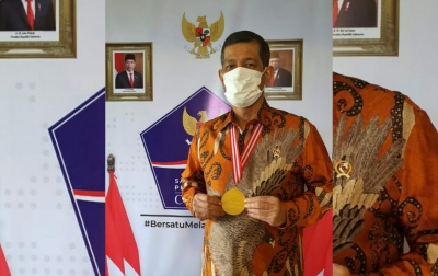 Dianugerahi Medali Emas Dewan Pers, Doni Monardo: Ini untuk Tim