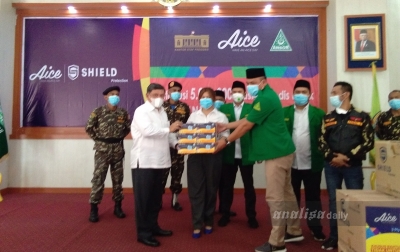 GP Ansor-Aice Group Bantu Deliserdang Cegah Klaster Imlek