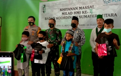 HMI Sumut Gelar Khitanan Massal
