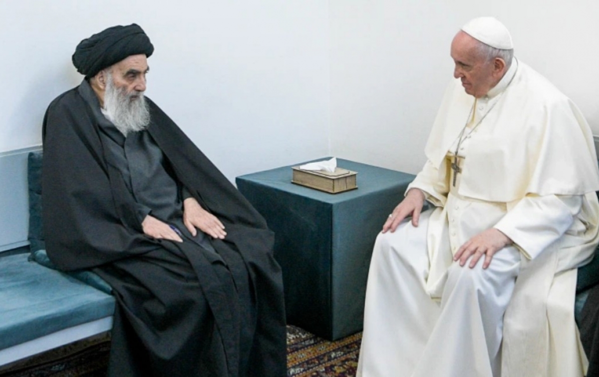 Paus Fransiskus Kunjungi Rumah Ulama Syiah Irak