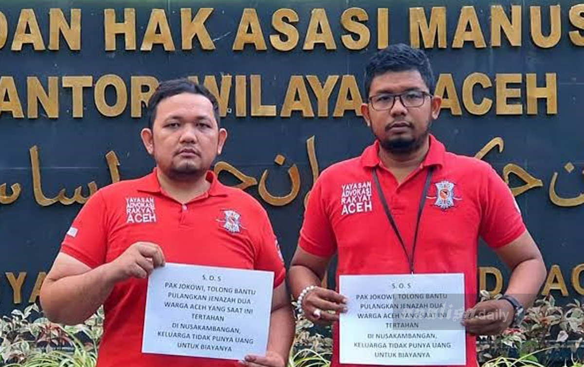 Dua Jenazah Napi Nusakambangan Asal Aceh Tertahan