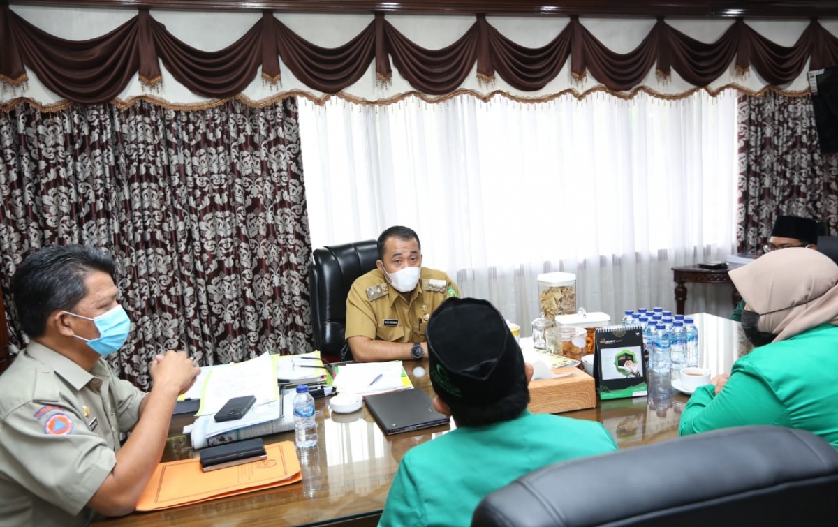 Aulia Rachman Pertemukan Mahasiswa dengan Kepala BPBD Kota Medan