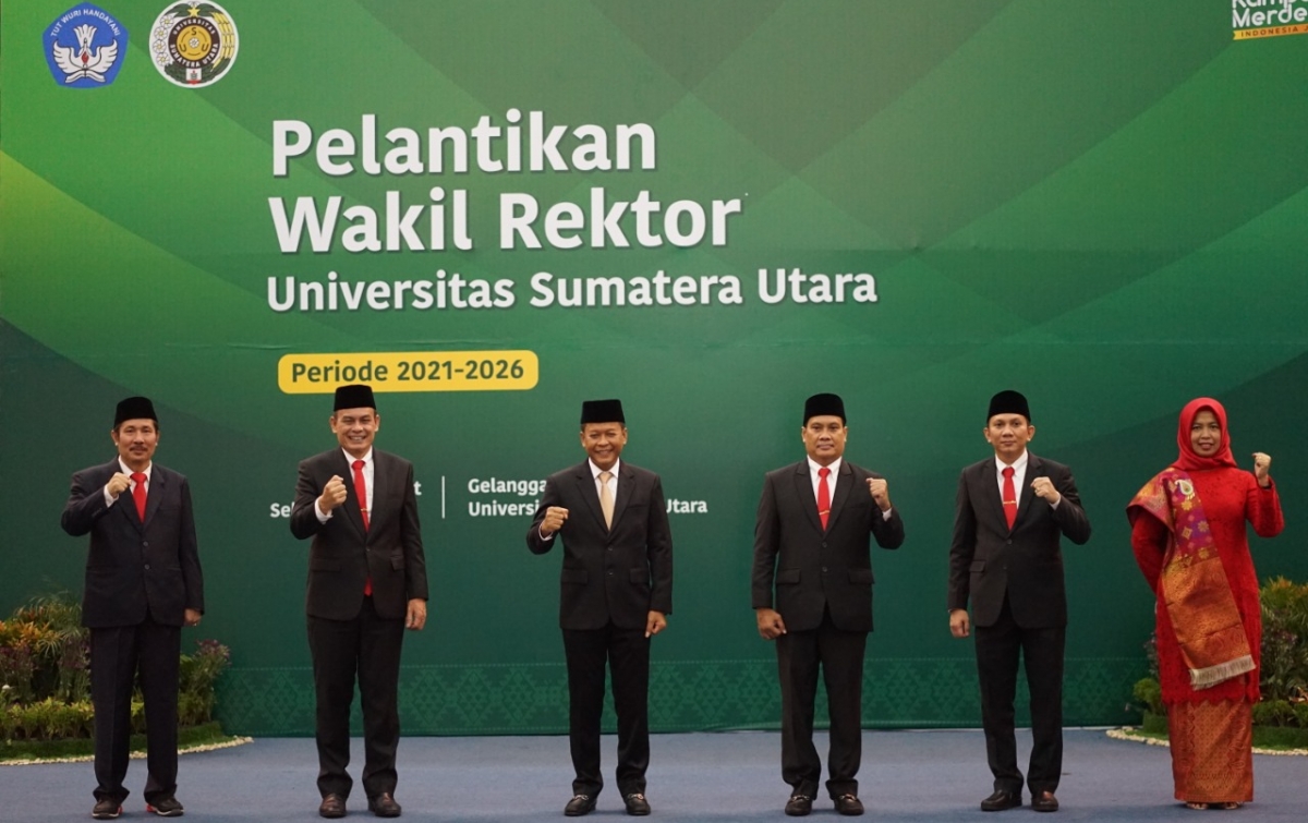 Lantik 5 Wakil Rektor, Ketua MWA: Harus Jadi Dream Team Majukan USU