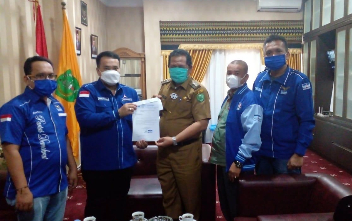 Pengurus Partai Demokrat Sidempuan Temui  Irsan Nasution