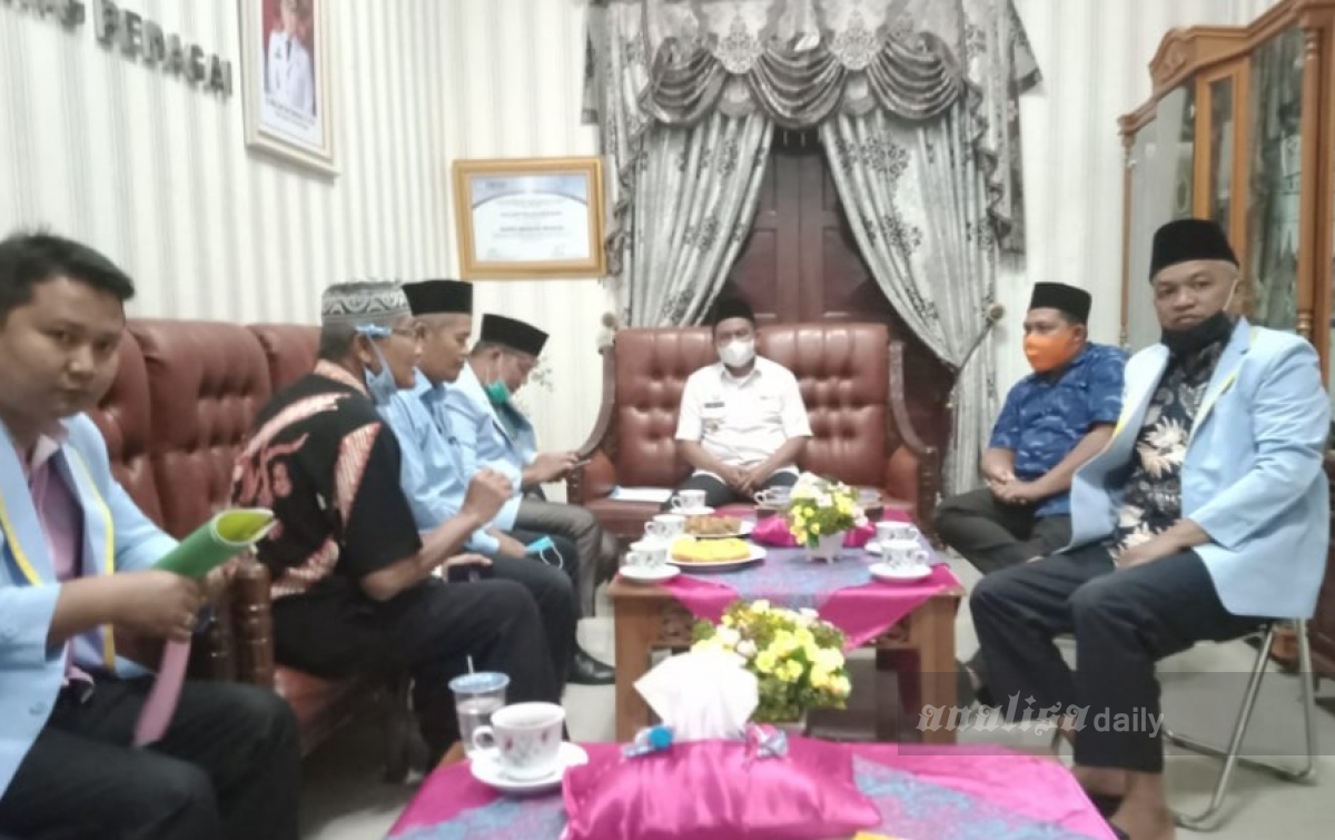 Bupati Sergai Terima Pengurus DPD BKPRMI