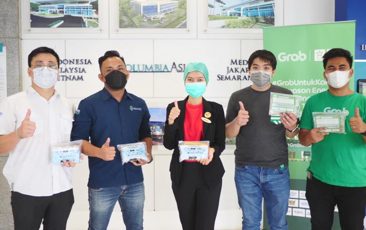 Grab Berikan Apresiasi atas Perjuangan Garda Terdepan di Medan