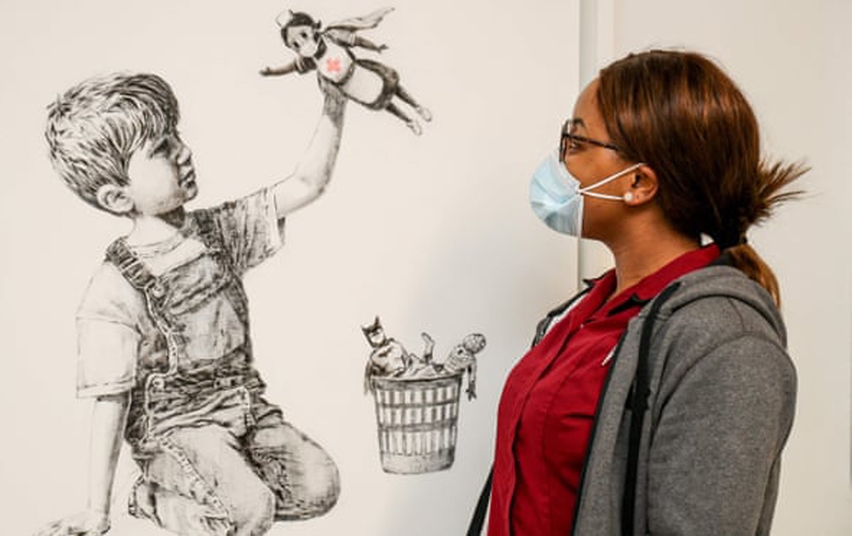 Terjual Rp 33 Miliar, Lukisan Bansky untuk Hormati NHS Inggris