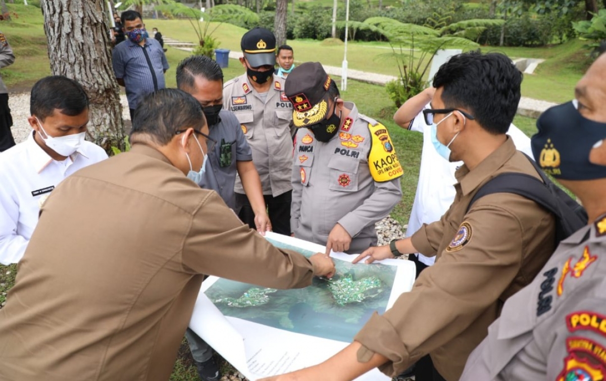Dukung Program Nasional, Kapolda Sumut Tinjau Kaldera Toba