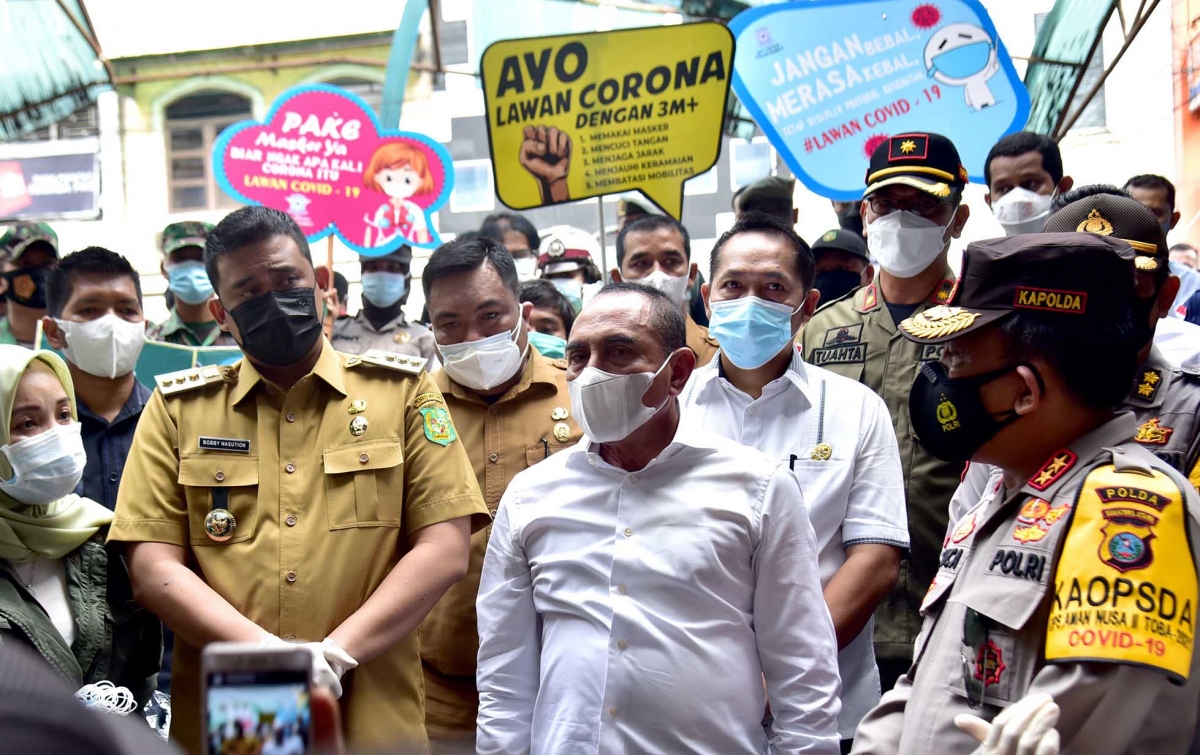 Gubsu Senang Lihat Warga Taat Protokol Kesehatan