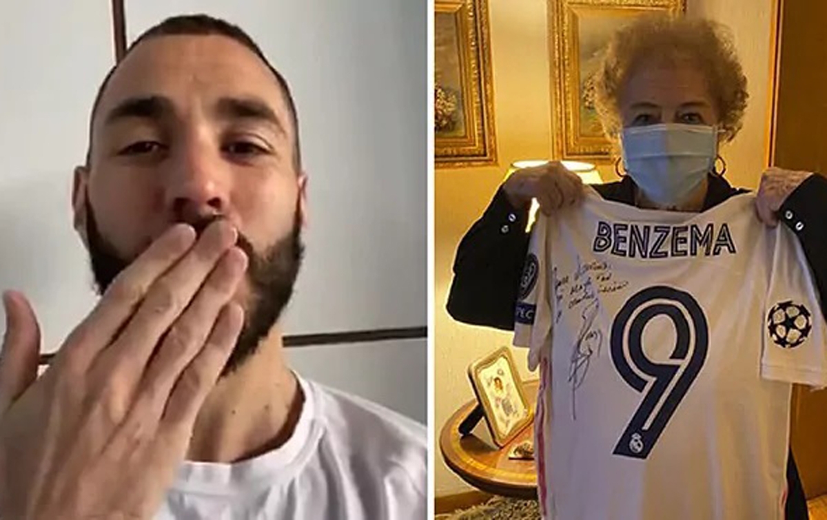 Hadiah Benzema Kepada Wanita Berusia 100 Tahun