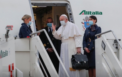 Paus Fransiskus Tiba di Baghdad