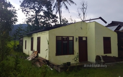 Puluhan Rumah di Taput Rusak Diterjang Angin Kencang