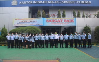 Kanim Medan Terima Kunjungan Study Tiru Imigrasi Tanjung Balai Asahan