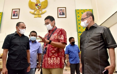 Sandiaga Uno Beberkan 3 Hal Percepatan Pariwisata Danau Toba