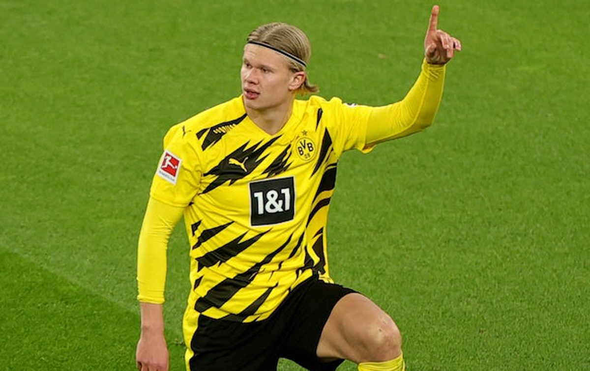 Dortmund Erling Haaland : Manchester City Borussia Dortmund, Haaland